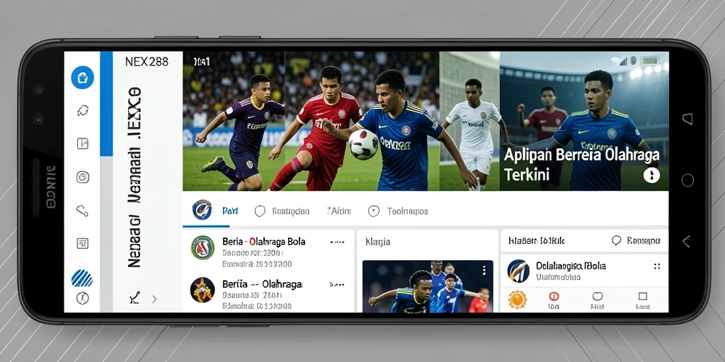 Tampilan antarmuka NEX288 yang modern dan informatif.
