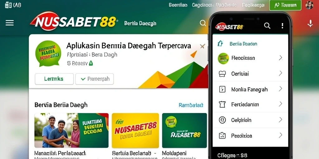 Tampilan antarmuka NUSABET88 yang informatif dan menarik.