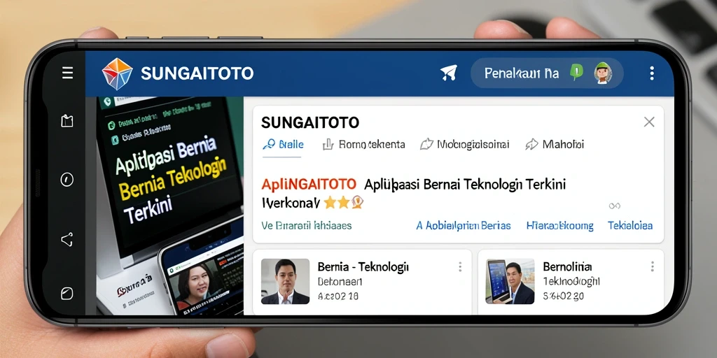 Tampilan antarmuka aplikasi SUNGAITOTO yang modern dan responsif.